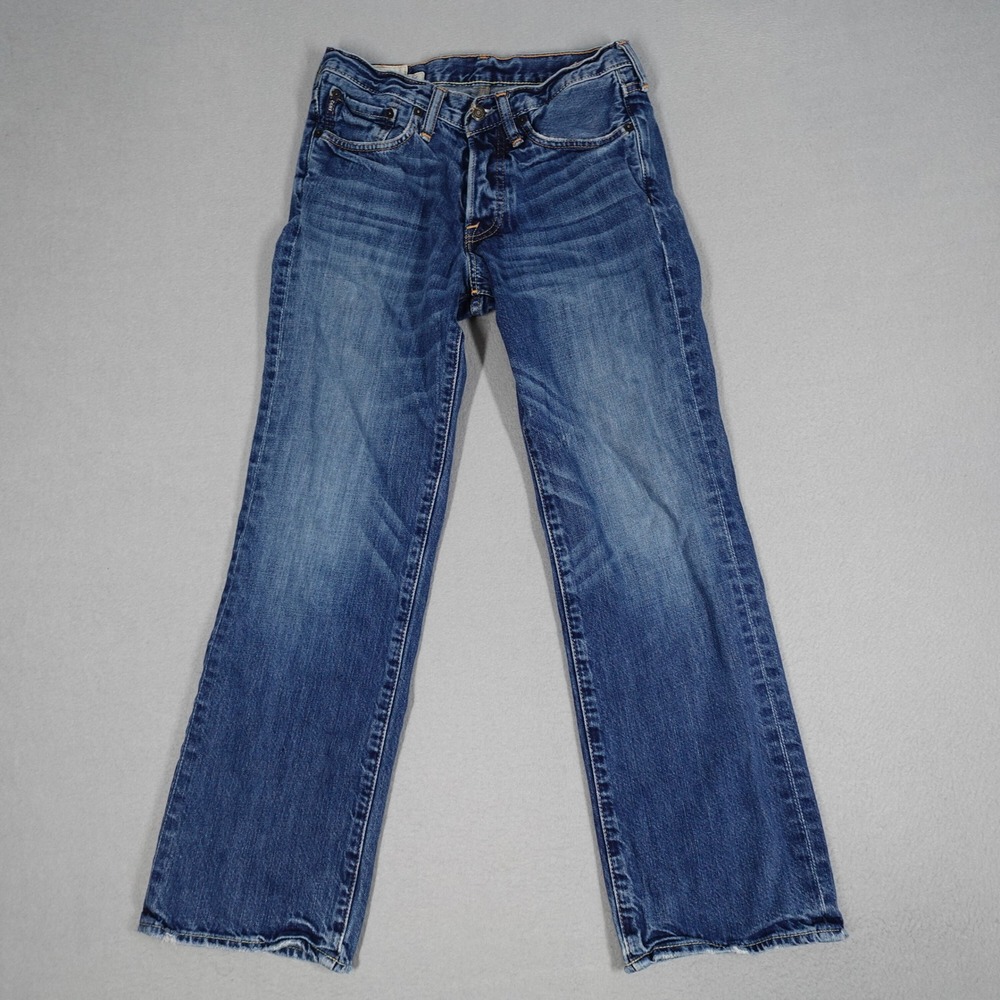 Abercrombie Jeans Womens 14 Blue Kilburn Low Rise Boot Denim Y2K Casual